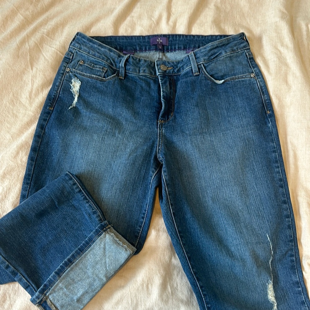 NYDJ Lift Tuck Boyfriend Jean Size 12